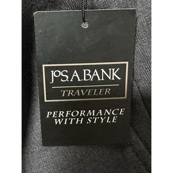 NWT $200 Jos A Banks 100% Wool Traveler Dress Pant 36 SHORT NO HEM Tailored Fit - Picture 6 of 9